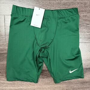 Nike Half Tights Mens Size L Compression Running Shorts Green NWT CV2727-341